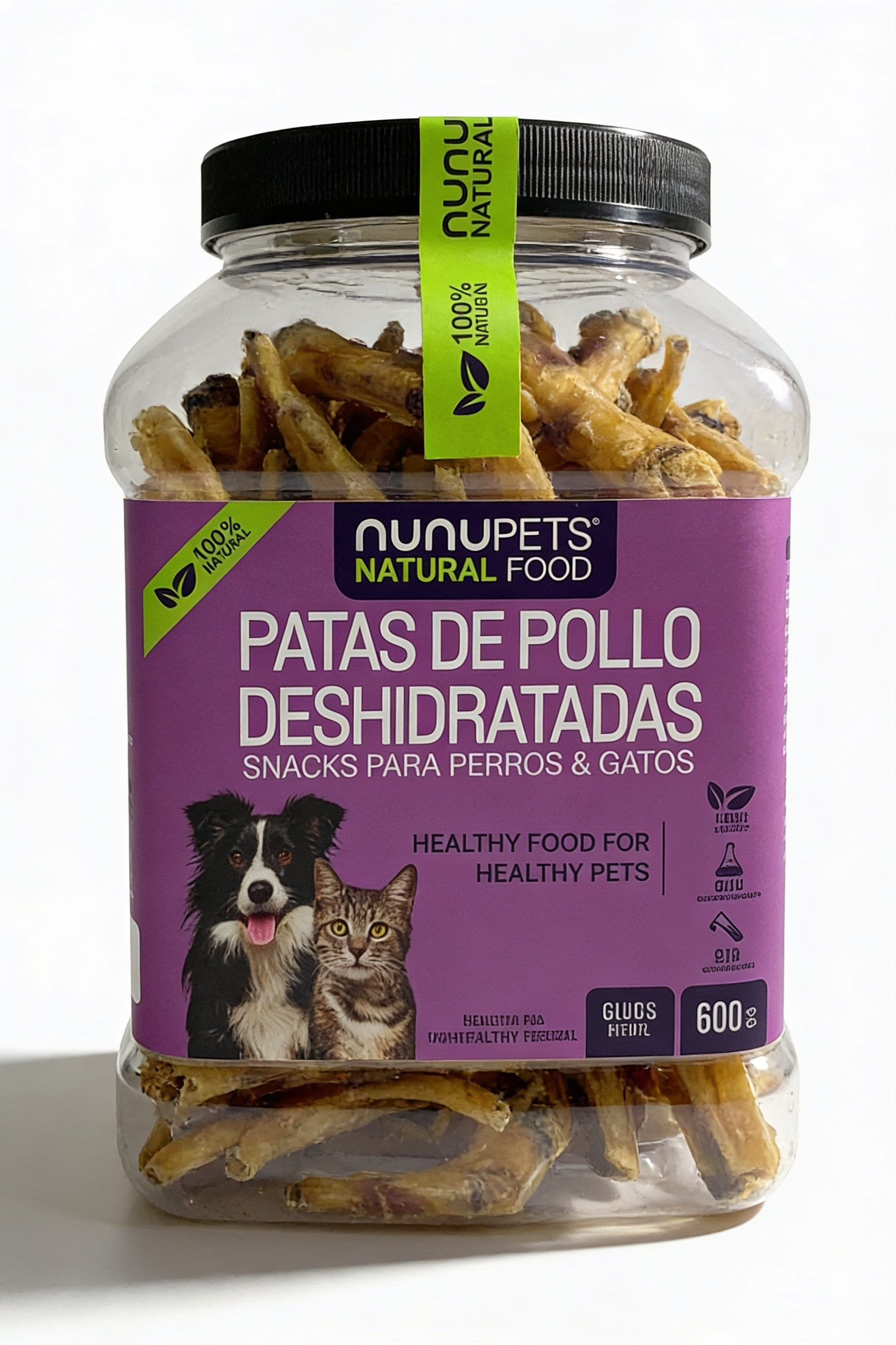 Patas de pollo deshidratadas